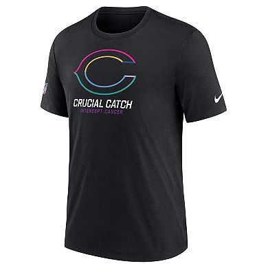 Men's Nike Black Chicago Bears 2024 NFL Crucial Catch T-Shirt