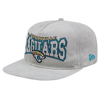Men's New Era Gray Jacksonville Jaguars Corduroy��Golfer Adjustable Hat