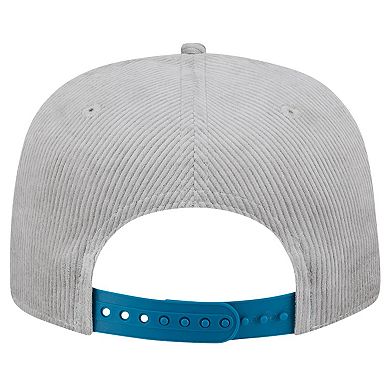 Men's New Era Gray Jacksonville Jaguars Corduroy Golfer Adjustable Hat