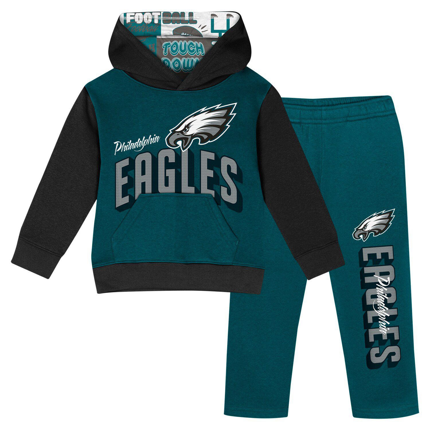 Toddler Fleece Hoodie & Pants Set - Plush Pullover Sweatshirt And Joggers For Boys & Girls, Warm Outfit
