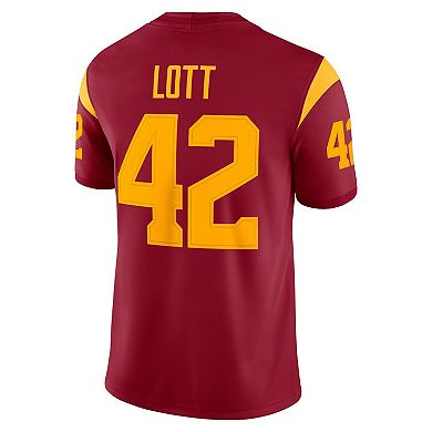 Men's Nike Ronnie Lott Cardinal USC Trojans Alumni Game Jersey
