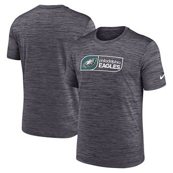 Men's Nike Black Philadelphia Eagles Big & Tall Velocity Jock Tag Performance T-Shirt