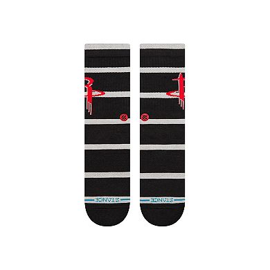 Unisex Stance Houston Rockets Prep Stripe Crew Sock