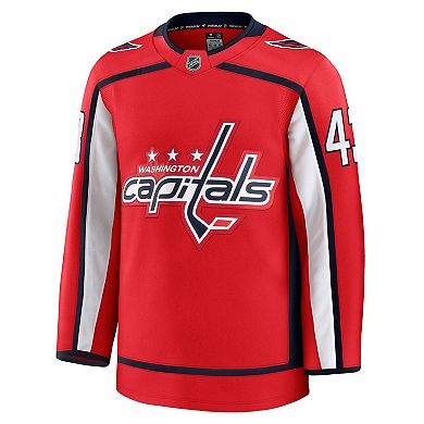Men's Fanatics Tom Wilson Red Washington Capitals Home Premium Jersey
