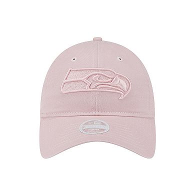 Women's New Era Light Pink Seattle Seahawks Main 9TWENTY Adjustable Hat Main 9TWENTY Adjustable Hat