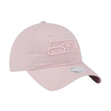 Women's New Era Light Pink Seattle Seahawks Main 9TWENTY Adjustable Hat Main 9TWENTY Adjustable Hat
