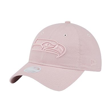 Women's New Era Light Pink Seattle Seahawks Main 9TWENTY Adjustable Hat Main 9TWENTY Adjustable Hat
