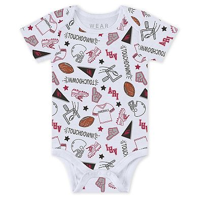 Newborn & Infant WEAR by Erin Andrews Arizona Cardinals Three-Piece Turn Me Around Bodysuits & Pant Set