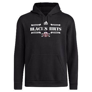 Men's adidas Black Nebraska Huskers Blackshirts Pullover Hoodie
