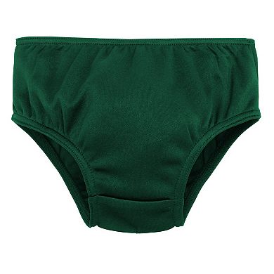 Girls Preschool Green Miami Hurricanes Two-Piece Cheer Captain Jumper Dress & Bloomers Set