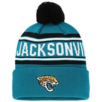 Preschool Teal Jacksonville Jaguars Jacquard Cuffed Knit Hat with Pom