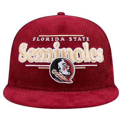 Men's New Era Garnet Florida State Seminoles Display 9FIFTY Snapback Hat