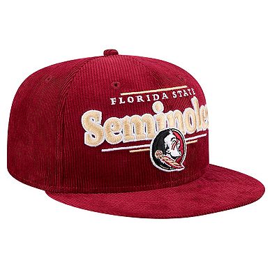Men's New Era Garnet Florida State Seminoles Display 9FIFTY Snapback Hat