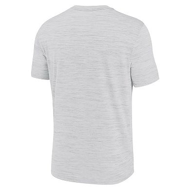 Men's Nike White Duke Blue Devils Campus Slant Velocity Performance T-Shirt