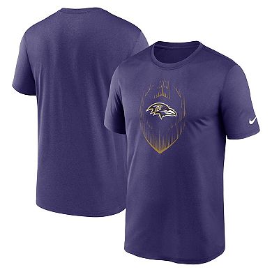Men's Nike Purple Baltimore Ravens Primetime Legend Icon Performance T-Shirt