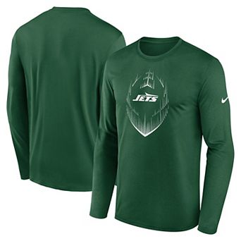Men's Nike Green New York Jets Legend Icon Long Sleeve T-Shirt