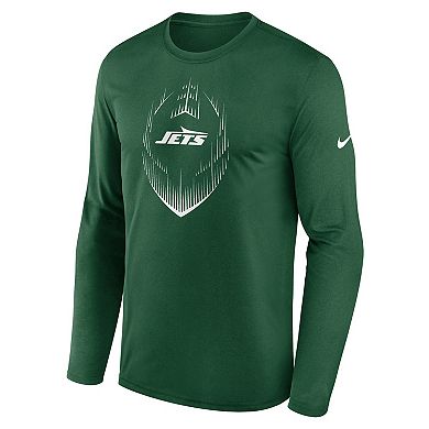 Men's Nike Green New York Jets Legend Icon Long Sleeve T-Shirt