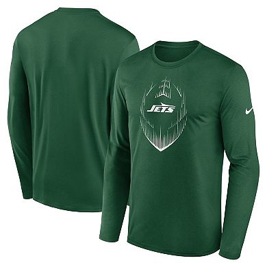 Men's Nike Green New York Jets Legend Icon Long Sleeve T-Shirt