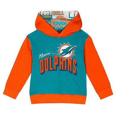 Toddler Miami Dolphins Coin Toss Pullover Fleece Hoodie & Pants Set