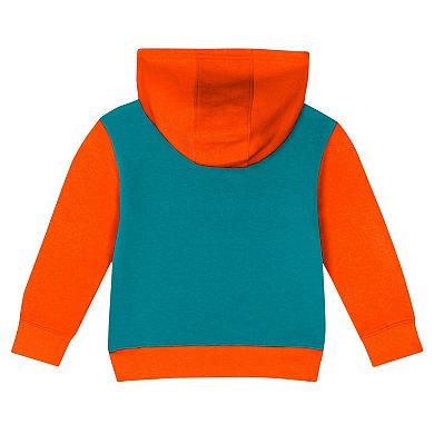 Toddler Miami Dolphins Coin Toss Pullover Fleece Hoodie & Pants Set