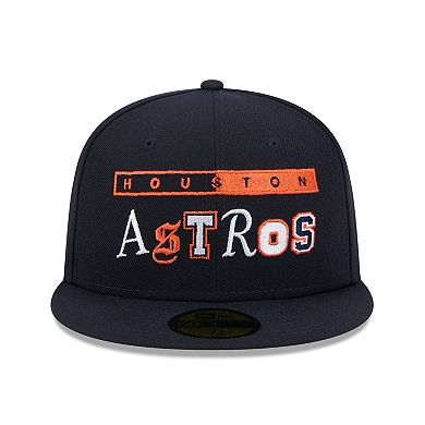 Men's New Era Navy Houston Astros Ransom 59FIFTY Fitted Hat