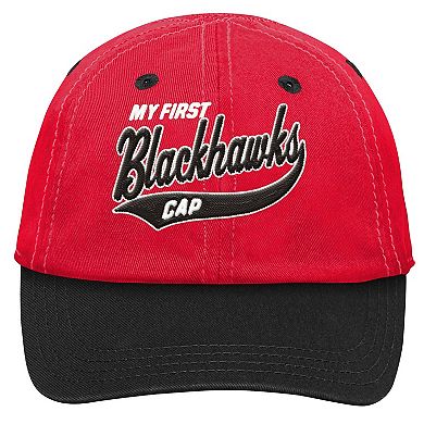 Infant Red Chicago Blackhawks My First Tail Sweep Slouch Flex Hat
