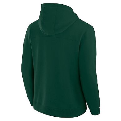 Unisex Fanatics Green Green Bay Packers Front Office Tonal Tri-Blend Pullover Hoodie