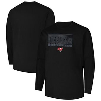 Men's Profile Black Tampa Bay Buccaneers Big & Tall Pop Long Sleeve T-Shirt
