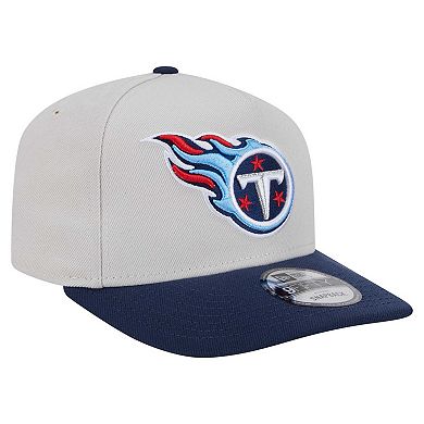 Men's New Era Stone Tennessee Titans Decent 9FIFTY A-Frame Snapback Hat