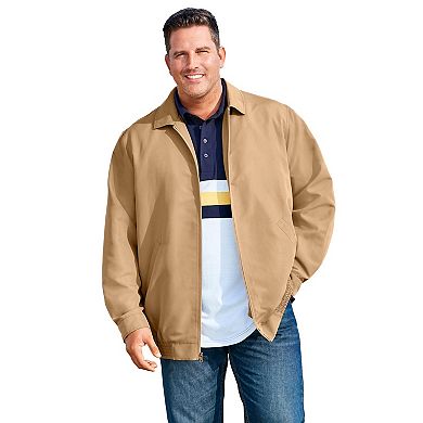 KingSize Men's Big & Tall Classic Water-Resistant Bomber