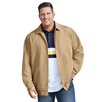 KingSize Men's Big & Tall Classic Water-Resistant Bomber