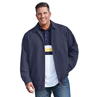 KingSize Men's Big & Tall Classic Water-Resistant Bomber