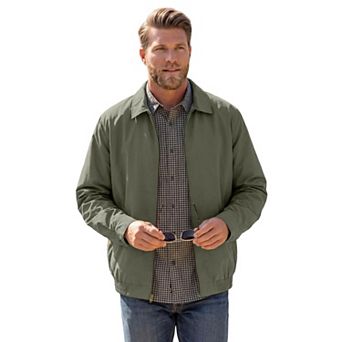 KingSize Men's Big & Tall Classic Water-Resistant Bomber