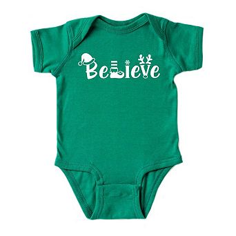 Believe Christmas Baby Bodysuit