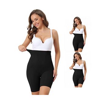 3 Packs Womens Tummy Control Knickers High Waisted Shapewear Shorts Underwear Slimming Pants