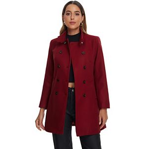 ジャケット・アウター Classical Stand Collar Trench Coat Classic Stand Collar Coat for Women's Zip Up Trench Coats with Belt