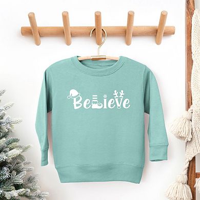 Believe Christmas Toddler Graphic Sweatshirt