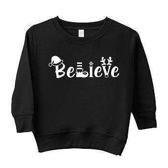 Believe Christmas Toddler Graphic Sweatshirt