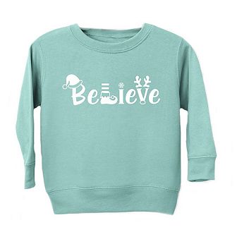 Believe Christmas Toddler Graphic Sweatshirt