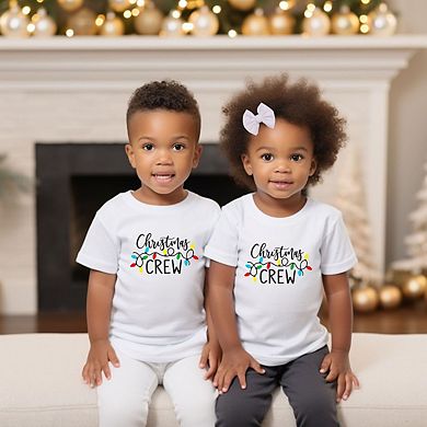 Christmas Crew Toddler Short Sleeve Graphic Tee