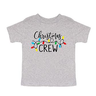Christmas Crew Toddler Short Sleeve Graphic Tee