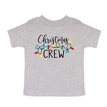 Christmas Crew Toddler Short Sleeve Graphic Tee