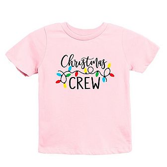 Christmas Crew Toddler Short Sleeve Graphic Tee