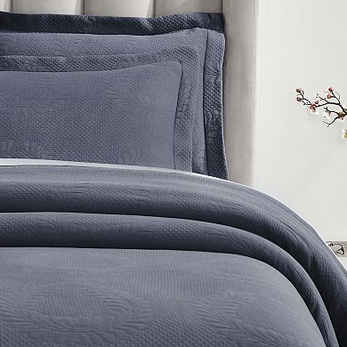 SUPERIOR Peploi Cotton Matelasse Bedspread and Sham Set