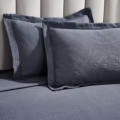 SUPERIOR Peploi Cotton Matelasse Bedspread and Sham Set