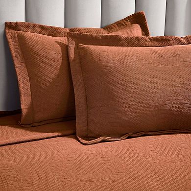 SUPERIOR Peploi Cotton Matelasse Bedspread and Sham Set