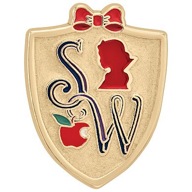 Disney's Snow White Citizen Women's Eco-Drive Gold Tone Stainless Steel Blue Leather Strap Watch & Pin Box Set