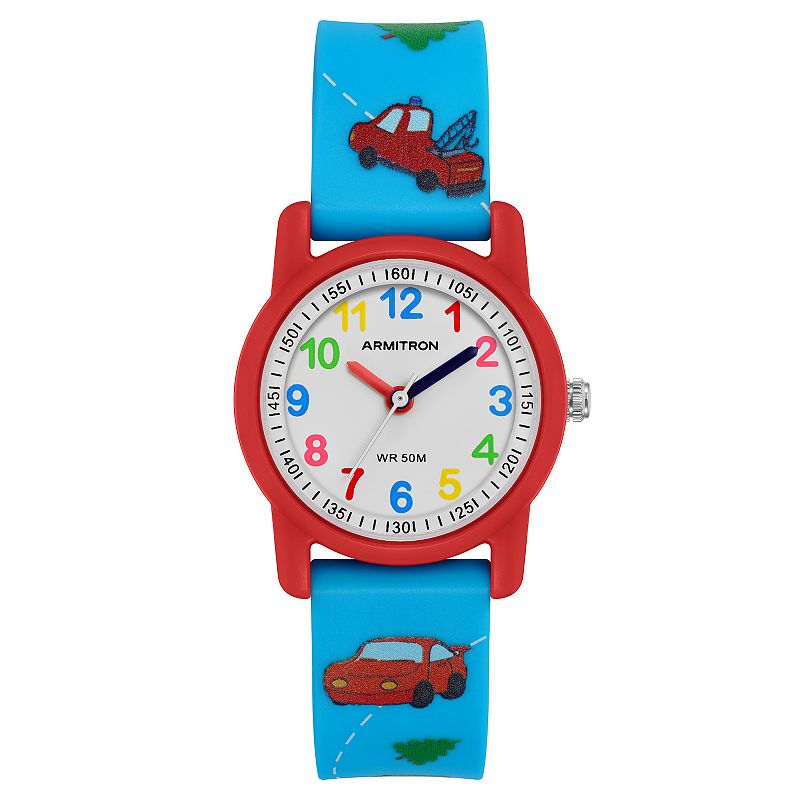 Armitron Sport Kids' Cars & Trucks Easy Read Watch, Boy's, Size: XS, Blue