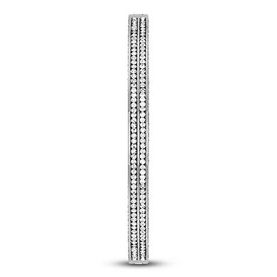 Citizen Eco-Drive Silhouette Crystal Women's Stainless Steel Watch & Bracelet Boxed Set