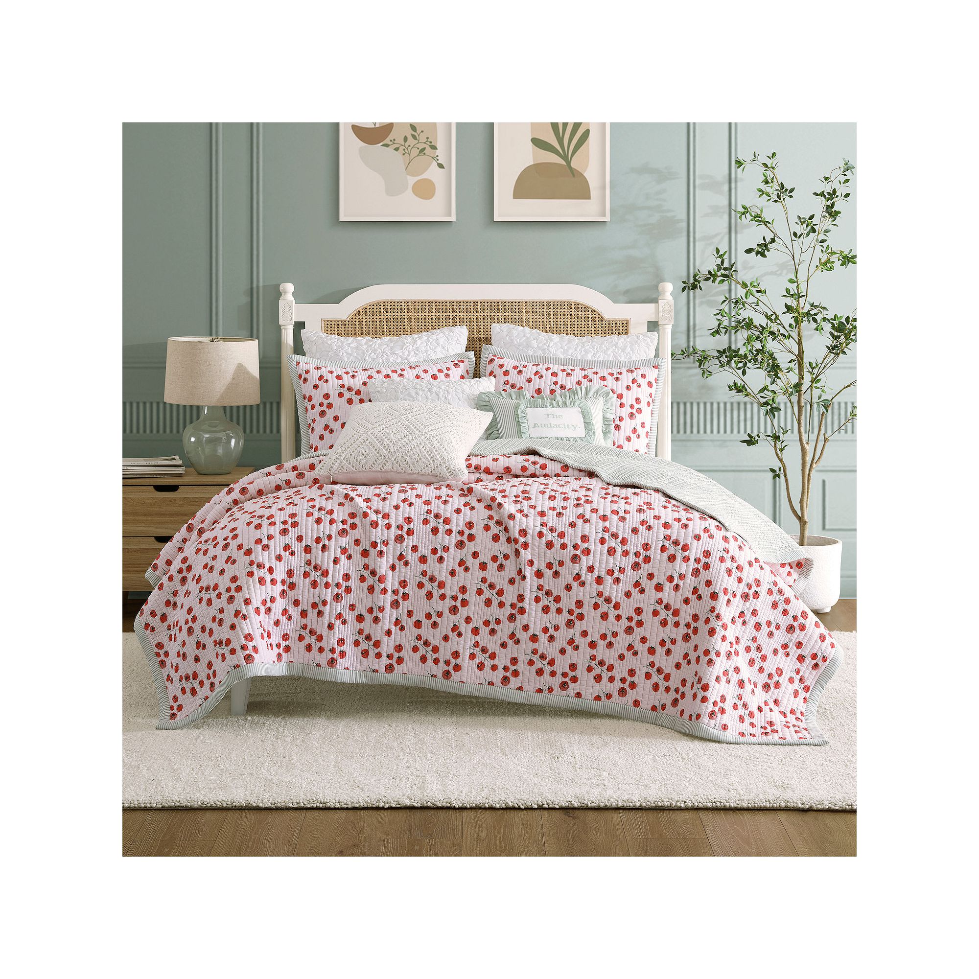 Peri Tomayto-Tomahto Quilt Set, Red Team